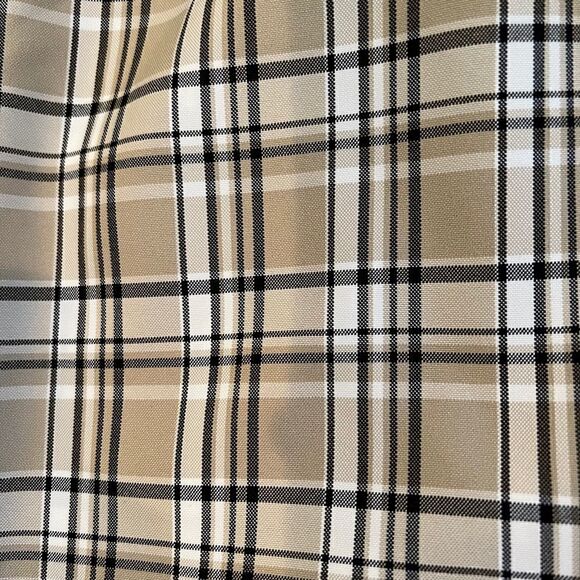 Haggar tan plaid shorts Big and Tall stretch shorts - Picture 6 of 7